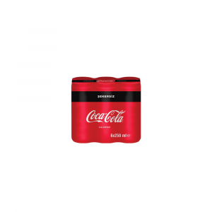 Coca Cola Zero 250 ml (6'lı Paket)